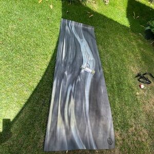 Lululemon Black and Gray Yoga Mat